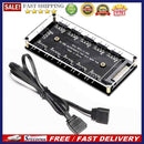 10 Ports RGB Fan HUB PC Computer Desktop 5V 3PIN ARGB Extension Splitter Adapter