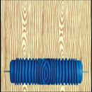 3pcs DIY Rubber Embossed Paint Roller Wall Texture Stencil Brush(ZZ0080)