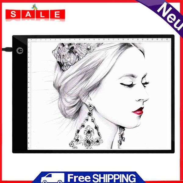 A4 Digital LED Graphics Tablet Art Stencil Drawing Board Light Box Portable Trac