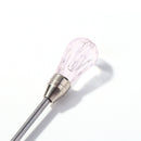 Stainless Steel Mixing Spoon Melted Wax Pills Bead Stirring Stick (Pink) Newly