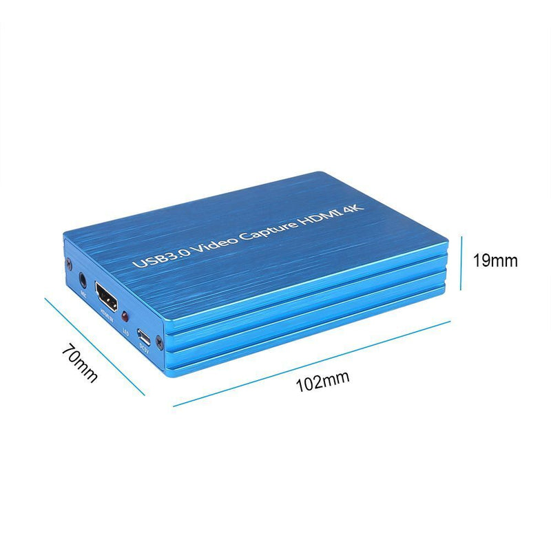 DSLR Camcorder 4K HD HDMI-compatible USB 3.0 Loop-out Video Capture Card