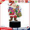 DIY Diamond Painting LED Light Special Shaped Santa Claus Embroidery Lamp