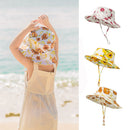 Fisherman Cap Breathable Kids Bucket Cap Children Sun Hats Wide Brim Beach Cap