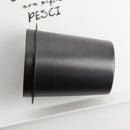 58mm Stainless Steel Coffee Dosing Cup Parts for Espresso Machine (Black) Newly