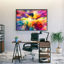 5D DIY Diamond Painting Full Round Drill Colored Smoke of Rhinest