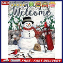 Snowman Bear Mosaic Diamond Painting Drawing Full Round Drill DIY Art Handcra
