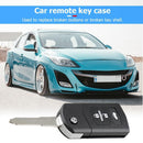 Car 3 Buttons Remote Key Case Flip Folding Key Shell Blank for Mazda 6 RX8 MX5