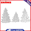 3 X Unique Christmas Tree Punching Molds for Scrapbooking Album Card Daybook