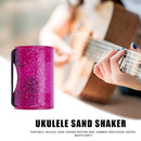 Finger Hammer Sand Shaker Guitars Ukulele Rhythm Sand Bell Maracas (Pink) Newly