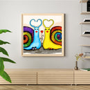 Love Snail Oil Paint By Numbers Canvas Drawing DIY Cartoon Home Decoration Gi