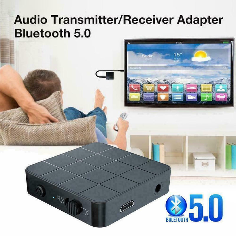 2in1 Bluetooth 5.0 Transmitter & Receiver Stereo Music W3M0 Car TV PC D M4V2