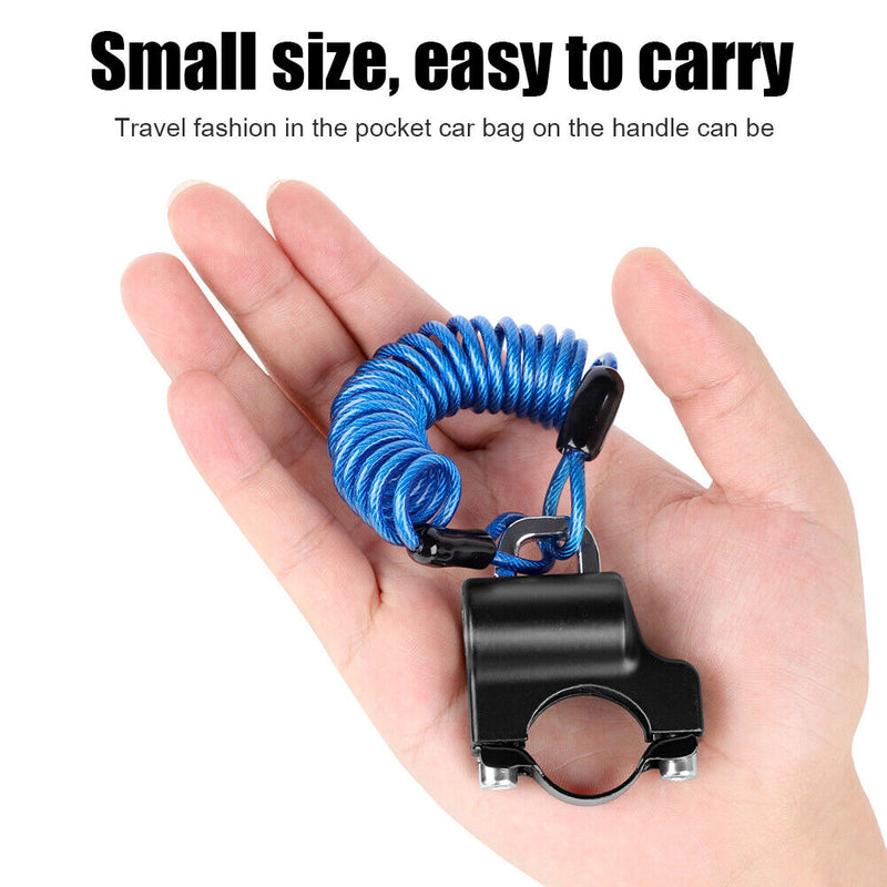 Bicycle Helmet Anti-theft Wire Rope Mountain Bike Riding Cable Lock (02) Newly