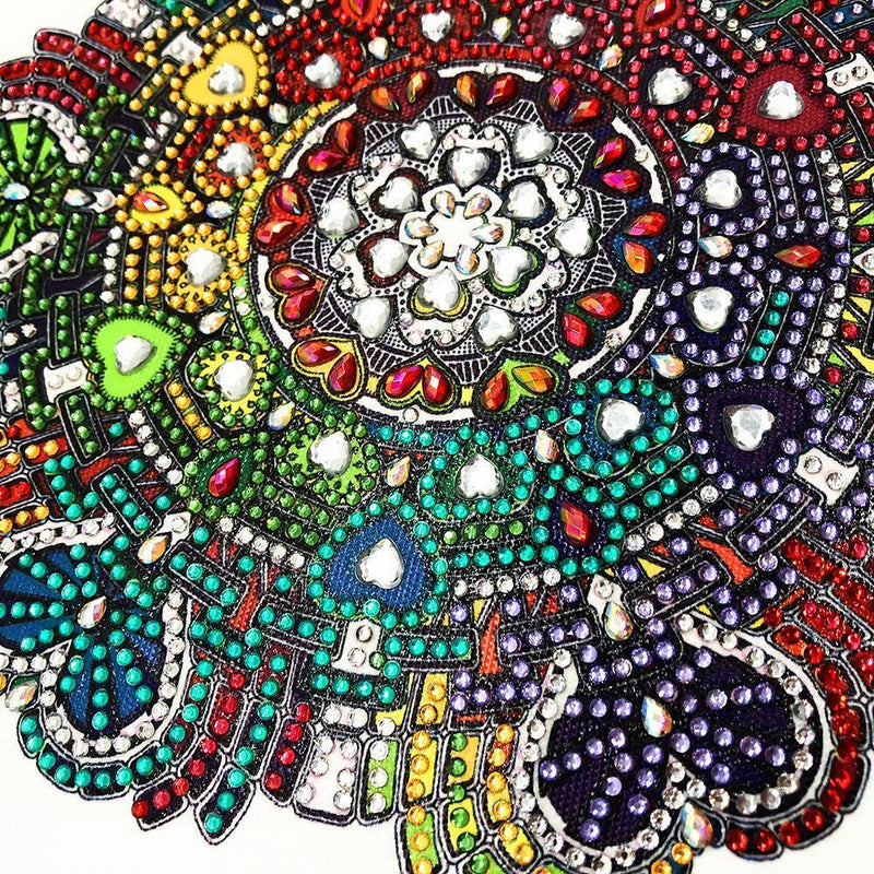 5D DIY Special-shaped Diamond Painting Circle Cross Stitch Wall Art (R8202)