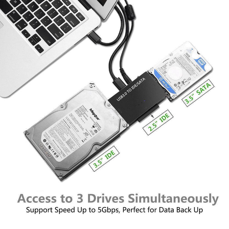 Universal Converter USB3.0 to SATA/IDE 2.5in 3.5in Hard Disk Case (EU)