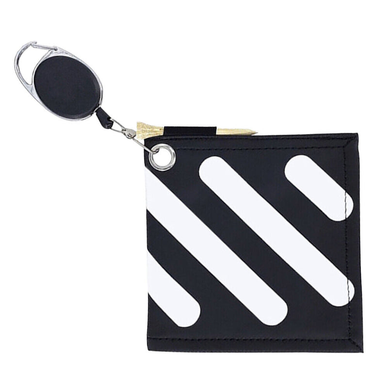 Golf Ball Cleaning Bag w/ Hanging Buckle Double-Sided Golf Club Wiping Towels