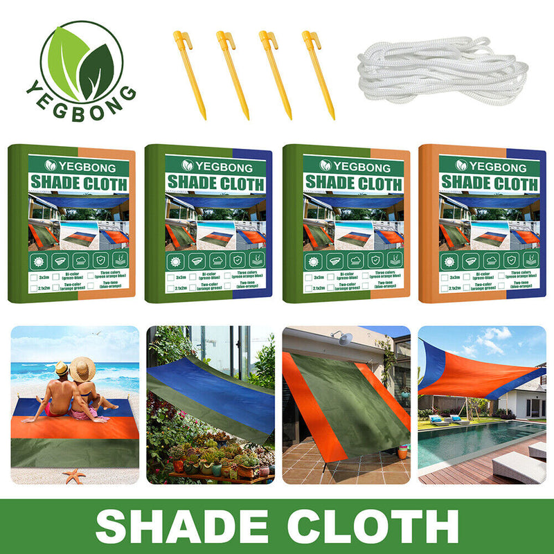 Waterproof Awning Sunshade UV Protection Shade for Outdoor Garden Beach Yard