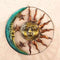 Metal Moon Sun Hanging Pendant Wall-mounted Art Craft Home Background Wall Decor
