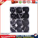 24pcs/box Christmas Balls 3cm Hanging Shopping Mall Ceiling Ornament (H) Newly