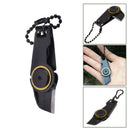 Fordable Portable Stainless Steel Mini Cutter Outdoor EDC Key Ring
