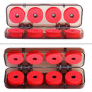 8pcs/set Plastic Wraping Board Fishing Line Wire Shaft Coil Coils Tackle