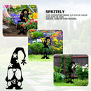Gnomes Garden Decor, Ground Sign Silhouette for Outdoor, Lawn, Yard (2) Newly