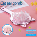 Cat Ears Massage Combs Hairdressing Comb Hair Brush Hair Care (Pink) Newly