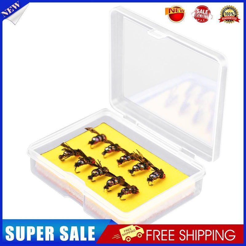 10x Sequins Fly Fishing Lures Artificial Bait Flies with Barbed Hook (14)