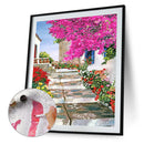 Yard Corner Oil Paint By Numbers Kit DIY Drawing Picture for Adults Home Decor