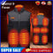 #A Electric Heated Vest Washable Heated Waistcoat for Outdoor Skiing Fishing Hik