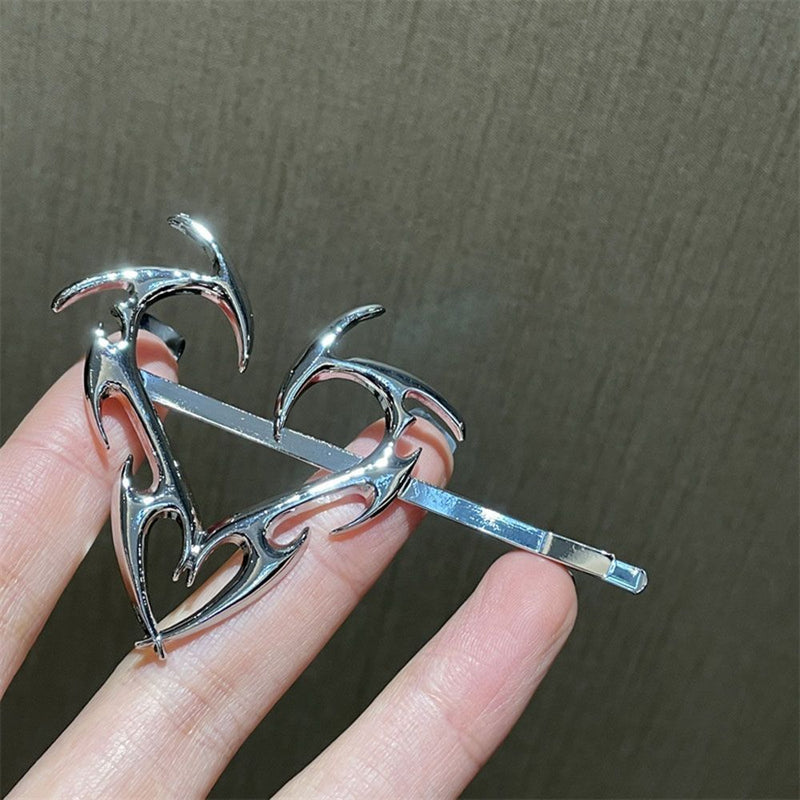 Women Hair Ornament Hair Accessories Barrettes Love Heart Hair Clip Hairpins