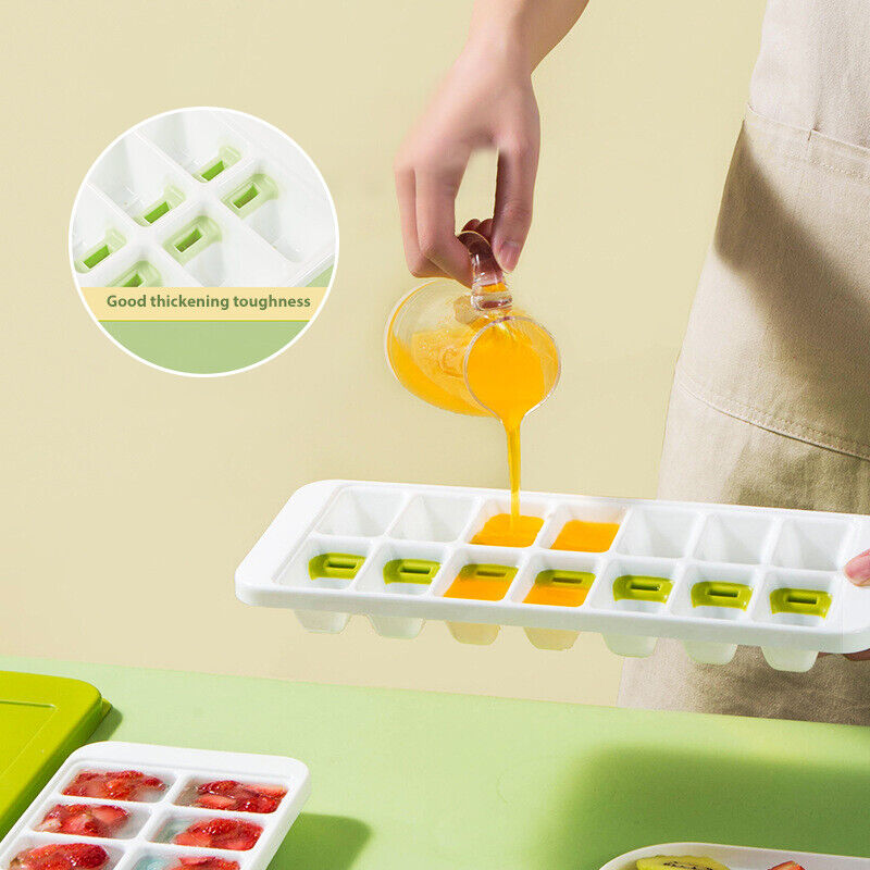 Ice Cube Trays Silicone - Molds Ice Cubes Maker for Whiskey Cocktails Bourbon