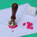 Crown Pattern DIY Retro Wood Stamp Customs Insurance Sealing Wax Seal(T08)