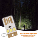 0.2W 5V Small LED Light Outdoor Camping Emergency Mini Flashlight (White) Newly