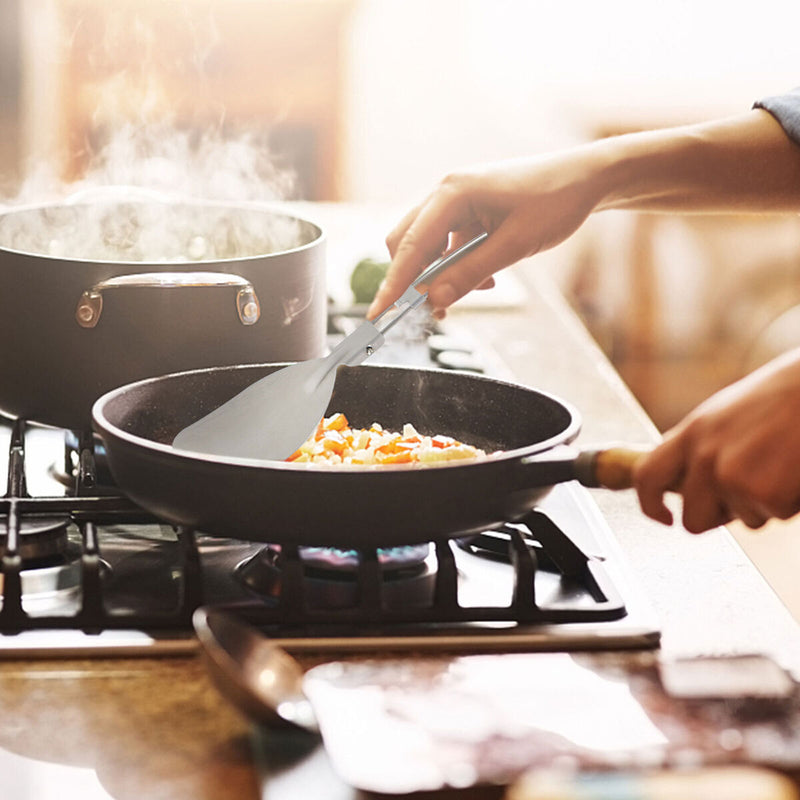 Barbecue Spatula Heavy Duty Stainless Steel Folding Turner for Outdoor Camping