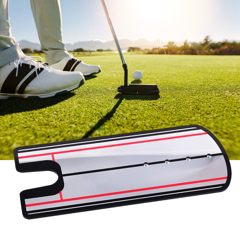 Golf Putting Practice Mirror Training Golf Eye Line Putter Swing Trainer