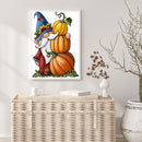 5D DIY Pumpkin Gnome Full Round Drill Diamond Painting Rhinestone Drawing Craft