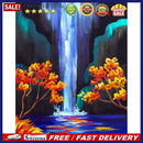 Art Hand Painted Oil Paint By Numbers Digital Scenery Drawing Canvas Home Decor