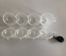 Home  Party Round Summer Big Size 2.2" Ice Ball 4 Cavity Ice Cube Mold Maker
