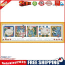 14CT Stamped Cartoon Embroidery Canvas Cross Stitch (K963 Warm Country)