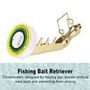 Stainless Steel Hard Bait Retriever Rescue Lure Seeker Saver Tackle with PE Line