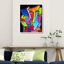 Abstract Design Painting By Numbers Acrylic Paint Canvas Wall Art Picture