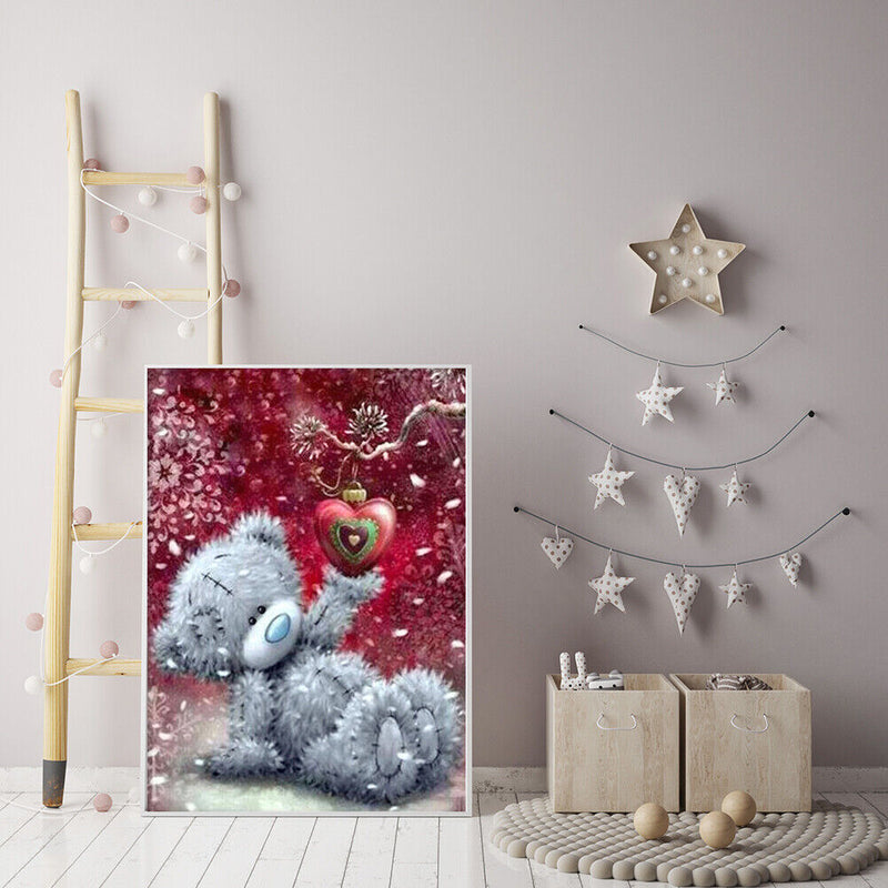 30 x 40cm 5D Full Drill Craft Picture DIY Love Bear Diamond Painting Poster Kit