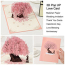 Anniversary Wedding Invitation Greeting Card Thank You Cards Pop UP Love Card