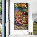 Full Round 5D DIY Diamond Painting Lucky Fish Embroidery Cross Stitch Home De