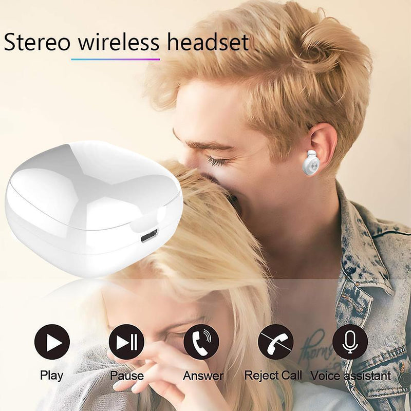 XG12 TWS Wireless Bluetooth 5.0 In-ear HiFi Stereo Earphones with Charging Case