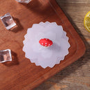 Reusable Silicone Cup Cover Heat Resistant Sealed Leakproof Cups Lid (F)