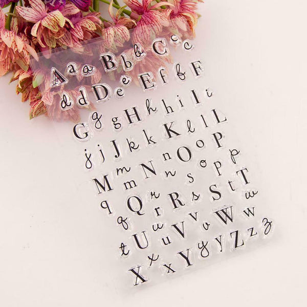 Letter Alphabet Cookie Cutter Embosser Stamp Sticky Tools Decorating G3F9
