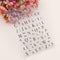 Letter Alphabet Cookie Cutter Embosser Stamp Sticky Tools Decorating G3F9