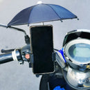 Portable Mini Parasol Bike Mobile Phone Holder Sun Shield Riding Accessories