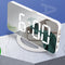 LED Mirror Wake Up Clock Electronic Auto Photosensitive Alarm Clock (A)